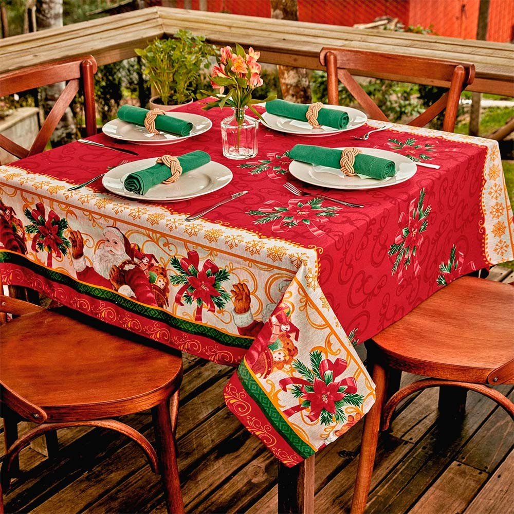toalha de mesa lepper natal noite feliz