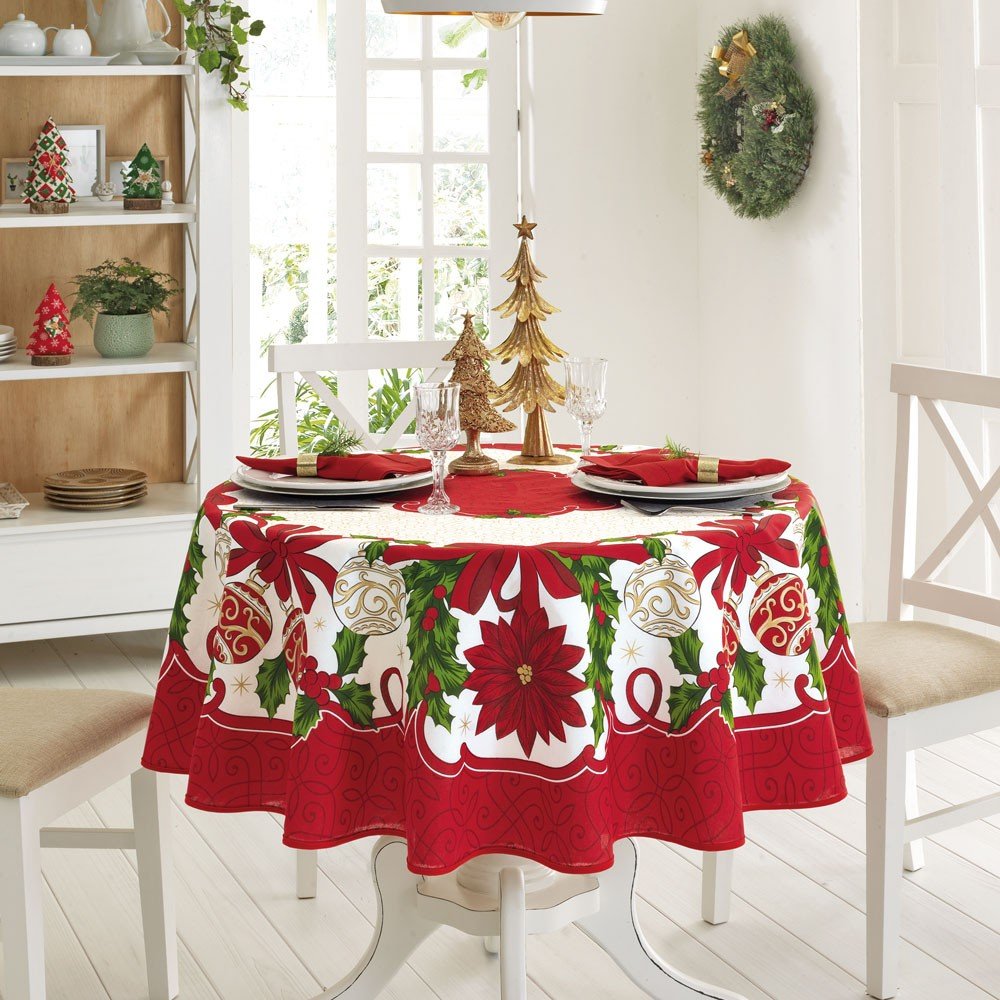 toalha de mesa redonda natal79