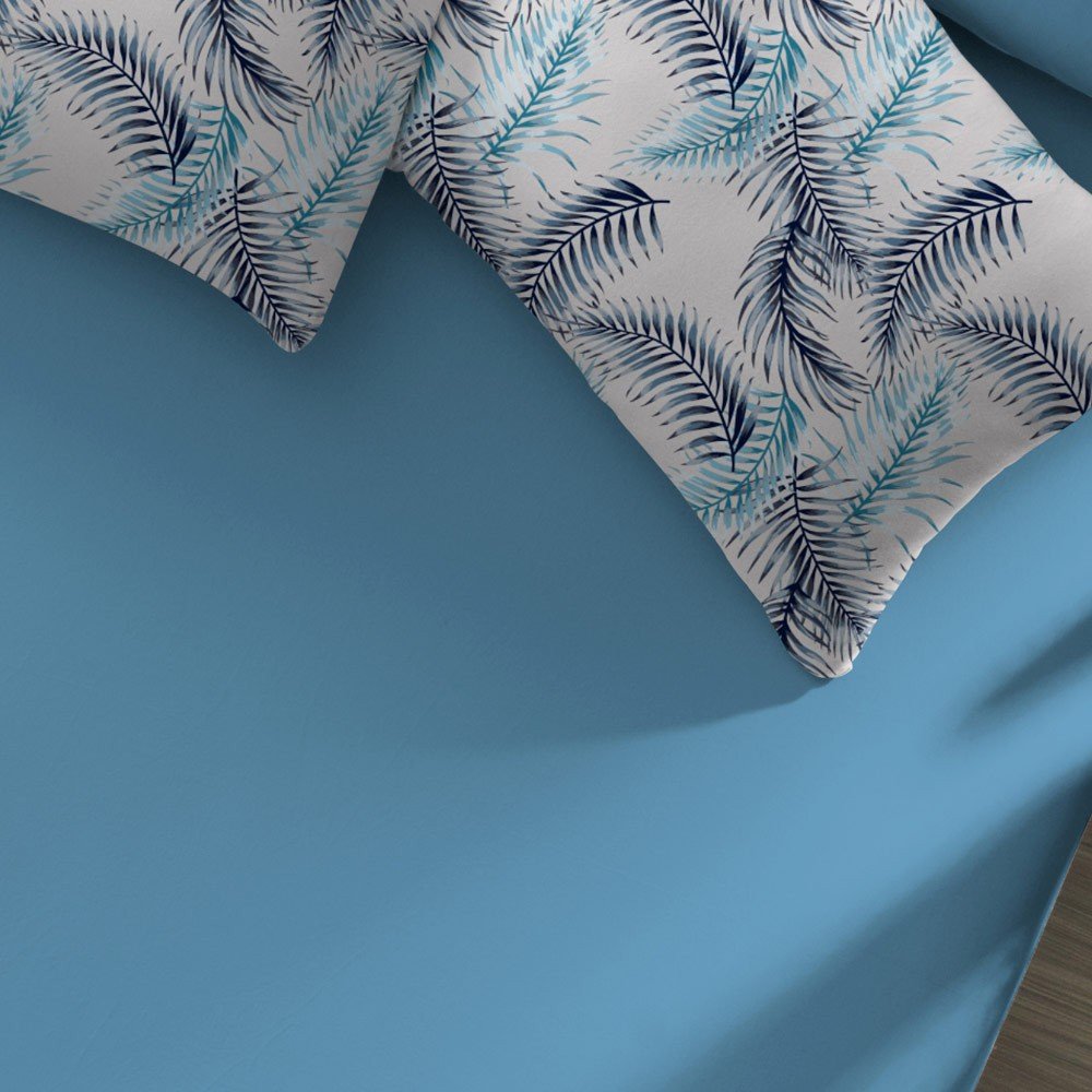 jogo de cama palmeiras azul zoom1