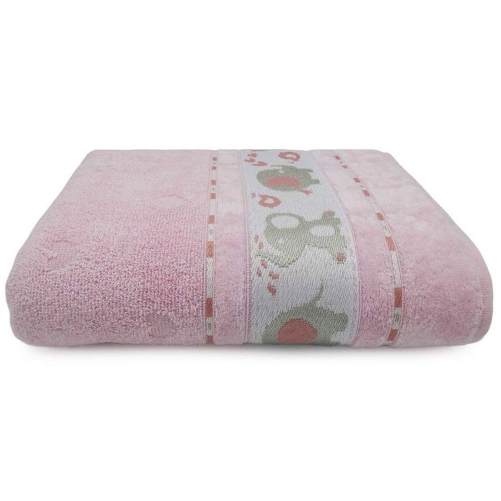 toalha softbaby rosa cintilante