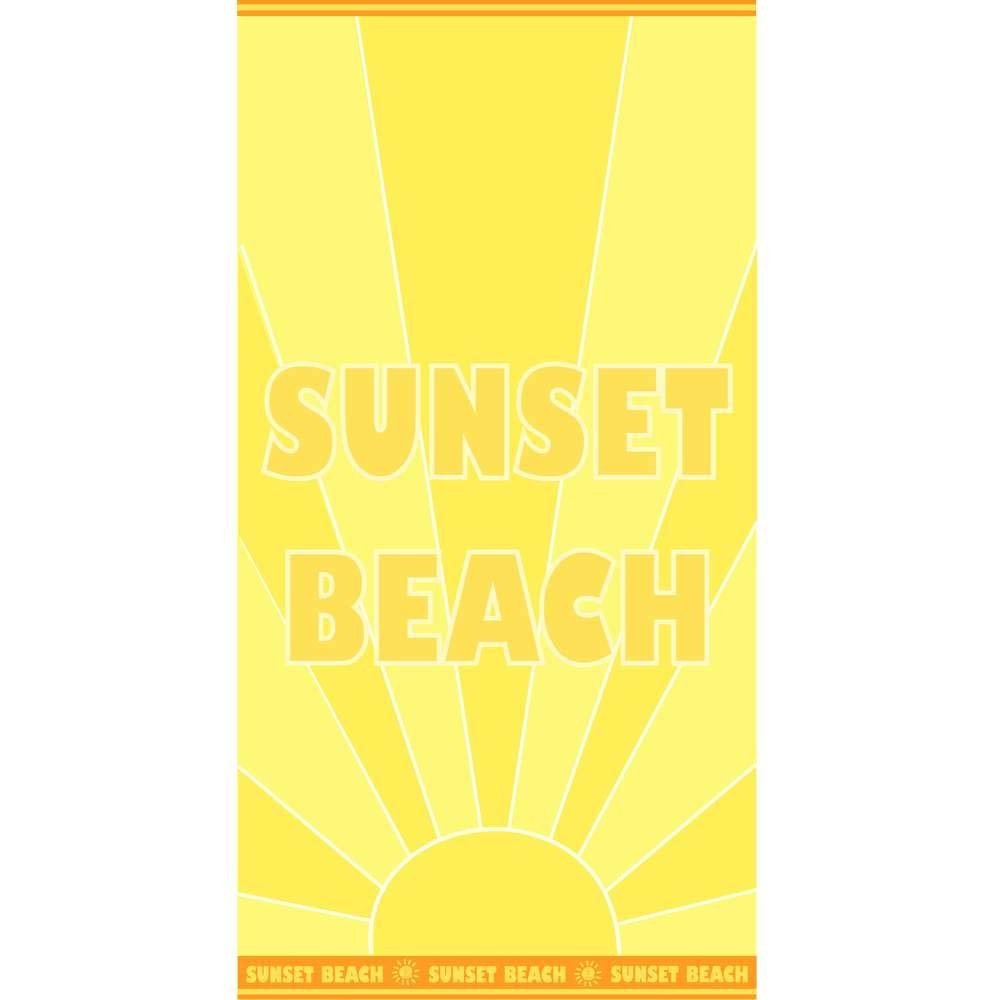 toalha de praia sunset1