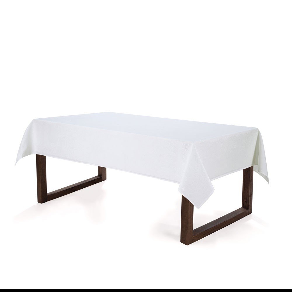 toalha de mesa mendi branco retangular