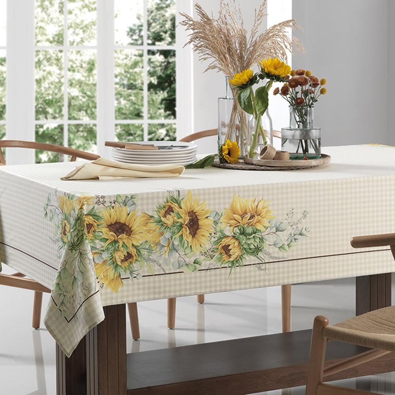 toalha de mesa flor do sol