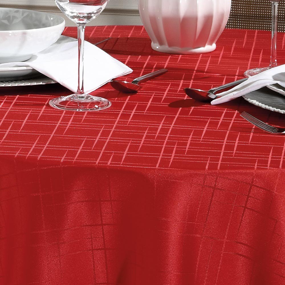 toalha de mesa tj 5795 redonda vermelho3