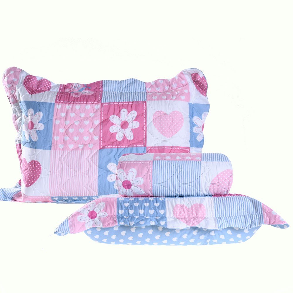 colcha kids patchwork coracoes